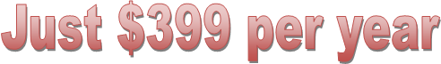 Just $399 per year